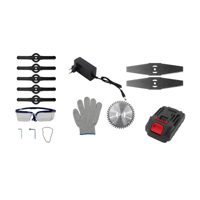 Bordeadora Inalámbrica nарро con Batería Recargable de 18V, Diámetro de Corte de 160mm + Accesorios