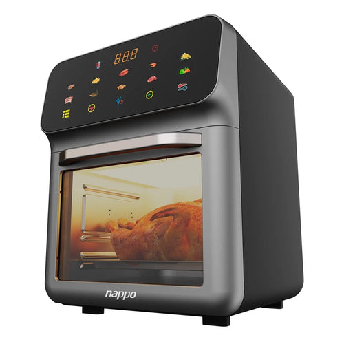 Freidora sin Aceite nарро Digital EXTRA GRANDE 10L 1350W Multifunción + Manopla y Pinza DE REGALO